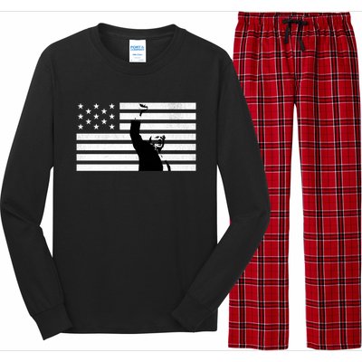 Trump Supporter Fight Merica Take It Back Election 2024 Gift Long Sleeve Pajama Set