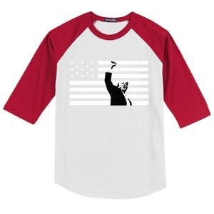 Trump Supporter Fight Merica Take It Back Election 2024 Gift Kids Colorblock Raglan Jersey