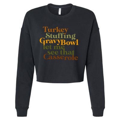 Turkey Stuffing Gravy Bowl Let Me See That Casserole Cropped Pullover Crew