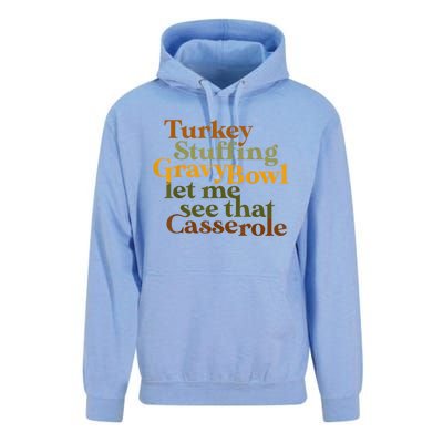 Turkey Stuffing Gravy Bowl Let Me See That Casserole Gift Unisex Surf Hoodie