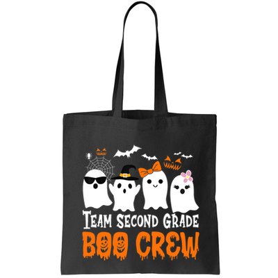 Team Second Grade Boo Crew Cute Ghost Halloween Teacher Bag