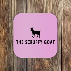 The Scruffy Goat Funny Farm Animal Farmer Coaster