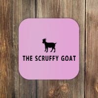 The Scruffy Goat Funny Farm Animal Farmer Coaster