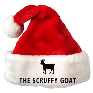 The Scruffy Goat Funny Farm Animal Farmer Premium Christmas Santa Hat