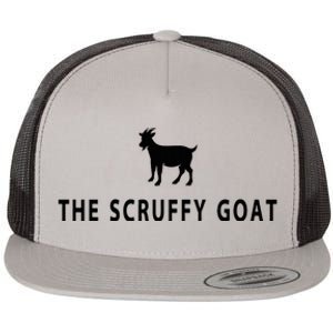 The Scruffy Goat Funny Farm Animal Farmer Flat Bill Trucker Hat