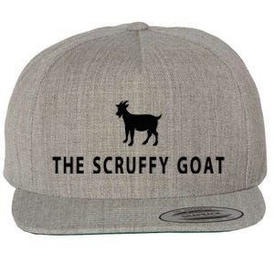 The Scruffy Goat Funny Farm Animal Farmer Wool Snapback Cap