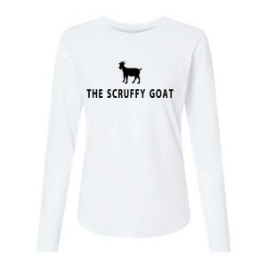 The Scruffy Goat Funny Farm Animal Farmer Womens Cotton Relaxed Long Sleeve T-Shirt