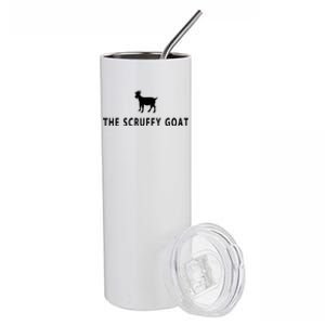 The Scruffy Goat Funny Farm Animal Farmer Stainless Steel Tumbler