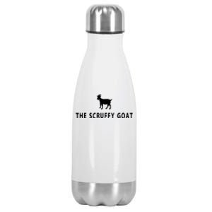 The Scruffy Goat Funny Farm Animal Farmer Stainless Steel Insulated Water Bottle