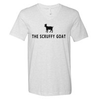 The Scruffy Goat Funny Farm Animal Farmer V-Neck T-Shirt