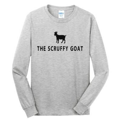 The Scruffy Goat Funny Farm Animal Farmer Tall Long Sleeve T-Shirt