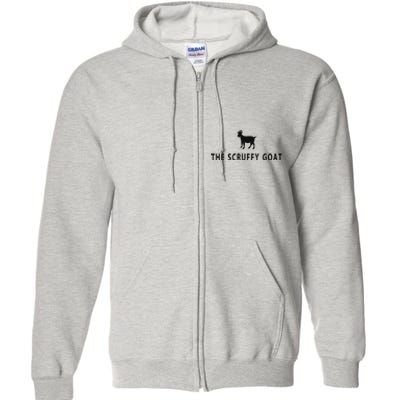 The Scruffy Goat Funny Farm Animal Farmer Full Zip Hoodie