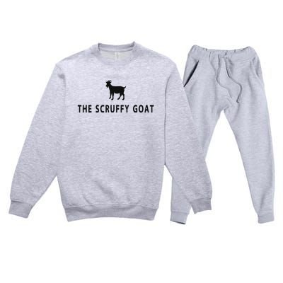 The Scruffy Goat Funny Farm Animal Farmer Premium Crewneck Sweatsuit Set