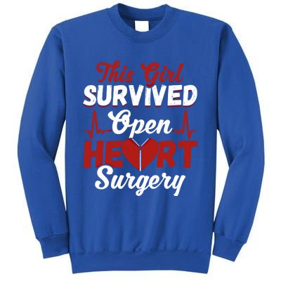 This Survived Gift Survivor Open Heart Surgery Gift Sweatshirt