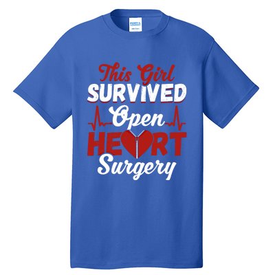 This Survived Gift Survivor Open Heart Surgery Gift Tall T-Shirt