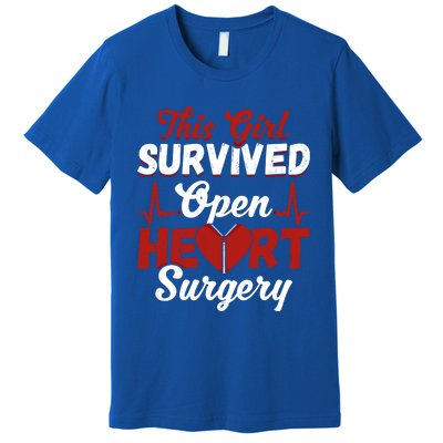 This Survived Gift Survivor Open Heart Surgery Gift Premium T-Shirt