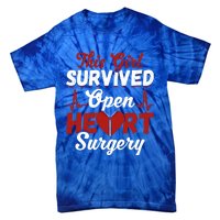 This Survived Gift Survivor Open Heart Surgery Gift Tie-Dye T-Shirt