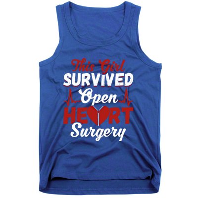 This Survived Gift Survivor Open Heart Surgery Gift Tank Top