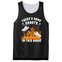 Theres Some Ghosts In This House Ghost Halloween Funny Mesh Reversible Basketball Jersey Tank