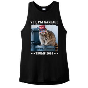 Trump’S Supporters Garbage Joe Biden Republican Trump 2024 Ladies PosiCharge Tri-Blend Wicking Tank