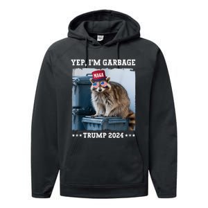 Trump’S Supporters Garbage Joe Biden Republican Trump 2024 Performance Fleece Hoodie