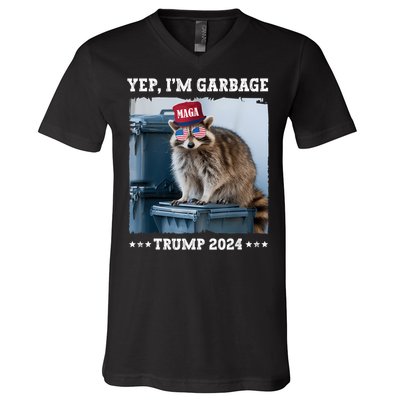 Trump’S Supporters Garbage Joe Biden Republican Trump 2024 V-Neck T-Shirt