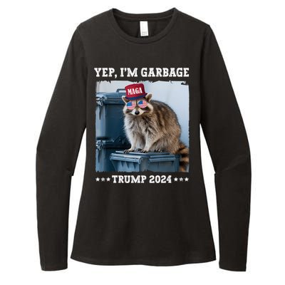 Trump’S Supporters Garbage Joe Biden Republican Trump 2024 Womens CVC Long Sleeve Shirt