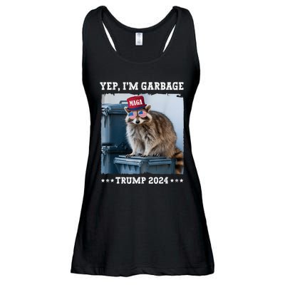 Trump’S Supporters Garbage Joe Biden Republican Trump 2024 Ladies Essential Flowy Tank