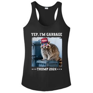 Trump’S Supporters Garbage Joe Biden Republican Trump 2024 Ladies PosiCharge Competitor Racerback Tank