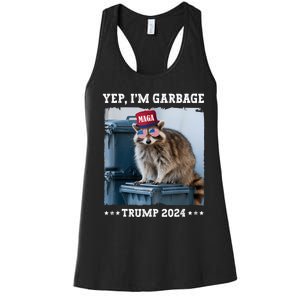 Trump’S Supporters Garbage Joe Biden Republican Trump 2024 Women's Racerback Tank