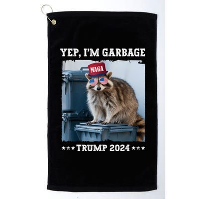 Trump’S Supporters Garbage Joe Biden Republican Trump 2024 Platinum Collection Golf Towel