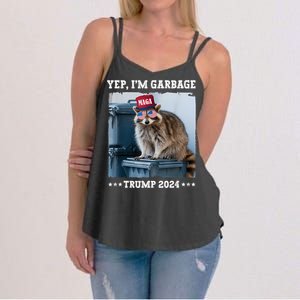 Trump’S Supporters Garbage Joe Biden Republican Trump 2024 Women's Strappy Tank