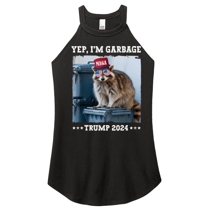 Trump’S Supporters Garbage Joe Biden Republican Trump 2024 Women's Perfect Tri Rocker Tank