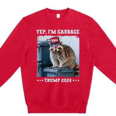 Trump’S Supporters Garbage Joe Biden Republican Trump 2024 Premium Crewneck Sweatshirt