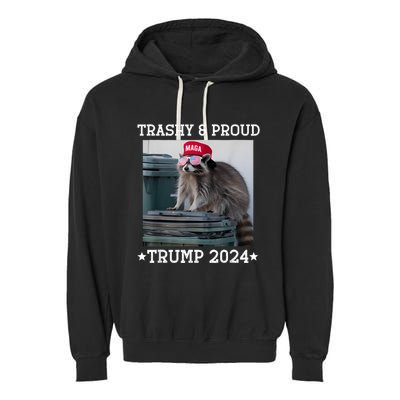 Trump’S Supporters Garbage Joe Biden Trashy And Proud Trump Garment-Dyed Fleece Hoodie