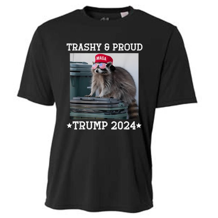 Trump’S Supporters Garbage Joe Biden Trashy And Proud Trump Cooling Performance Crew T-Shirt