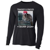 Trump’S Supporters Garbage Joe Biden Trashy And Proud Trump Cooling Performance Long Sleeve Crew