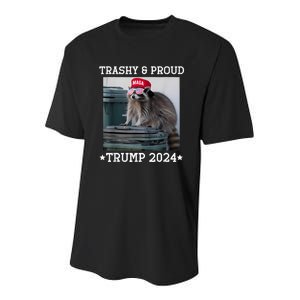 Trump’S Supporters Garbage Joe Biden Trashy And Proud Trump Youth Performance Sprint T-Shirt