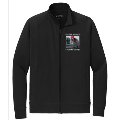 Trump’S Supporters Garbage Joe Biden Trashy And Proud Trump Stretch Full-Zip Cadet Jacket