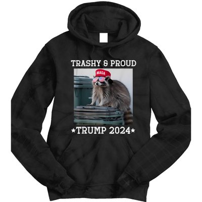 Trump’S Supporters Garbage Joe Biden Trashy And Proud Trump Tie Dye Hoodie