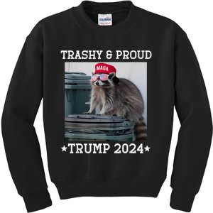 Trump’S Supporters Garbage Joe Biden Trashy And Proud Trump Kids Sweatshirt