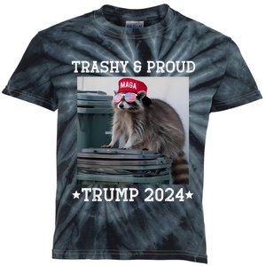 Trump’S Supporters Garbage Joe Biden Trashy And Proud Trump Kids Tie-Dye T-Shirt