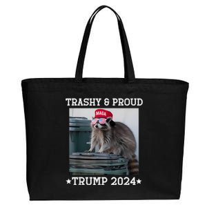 Trump’S Supporters Garbage Joe Biden Trashy And Proud Trump Cotton Canvas Jumbo Tote