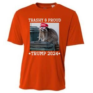 Trump’S Supporters Garbage Joe Biden Trashy And Proud Trump Cooling Performance Crew T-Shirt