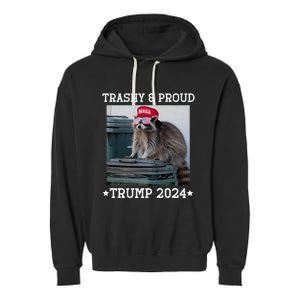 Trump’S Supporters Garbage Joe Biden Trashy And Proud Trump Garment-Dyed Fleece Hoodie