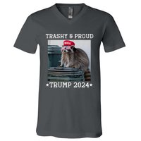 Trump’S Supporters Garbage Joe Biden Trashy And Proud Trump V-Neck T-Shirt