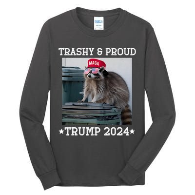 Trump’S Supporters Garbage Joe Biden Trashy And Proud Trump Tall Long Sleeve T-Shirt