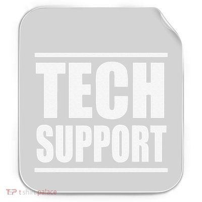 Tech Support Gift Permanent Decal Sticker