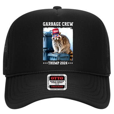 Trump’S Supporters Garbage Joe Biden Republican Garbage Crew Gift High Crown Mesh Back Trucker Hat