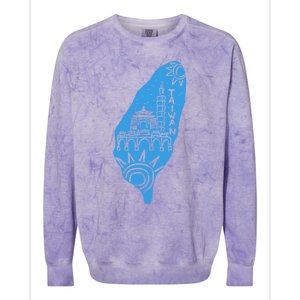 Taiwan Souvenir Gift Gift Colorblast Crewneck Sweatshirt